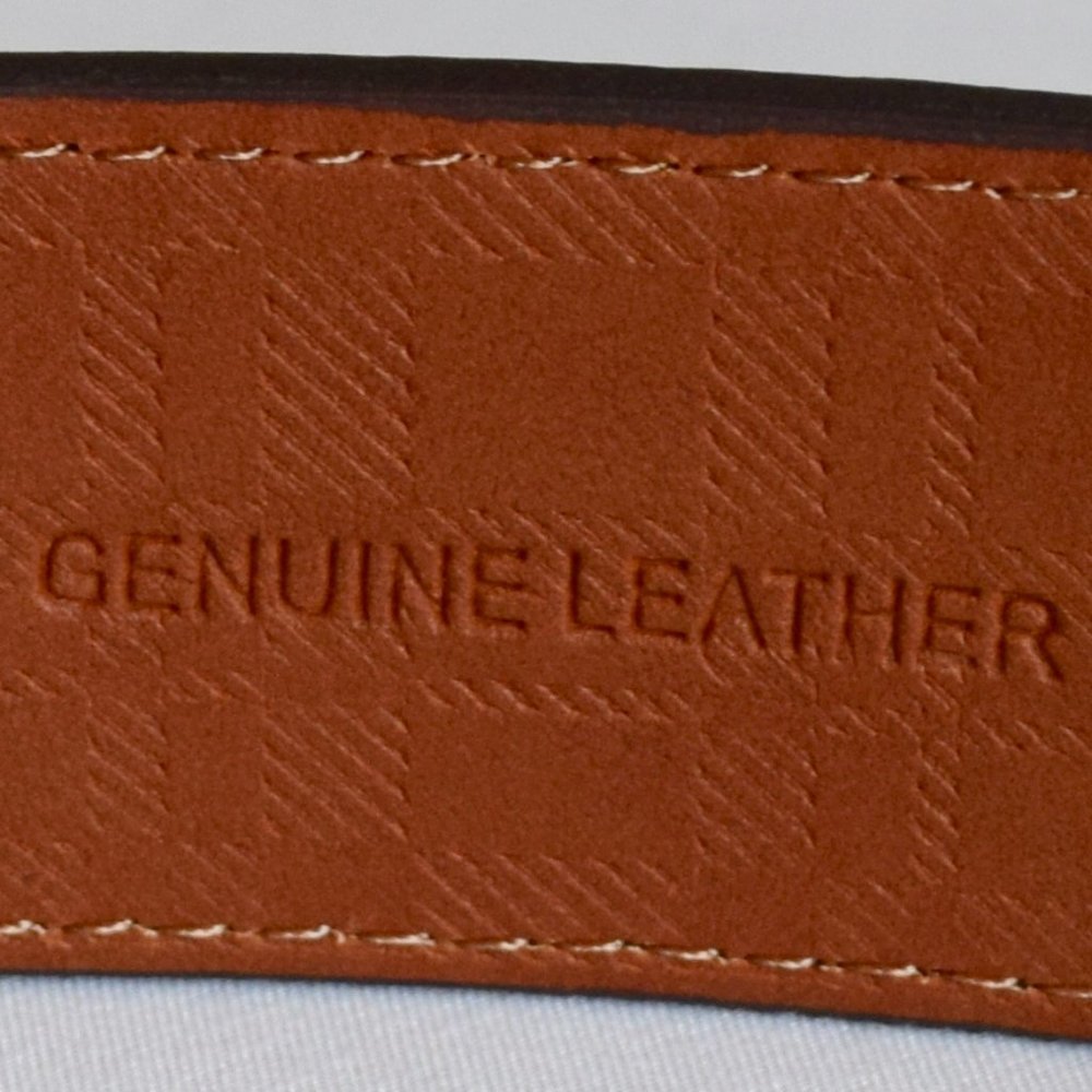 NEW Boconi Dark Brown Leather Belt - Size 38 - Picture 4 of 14